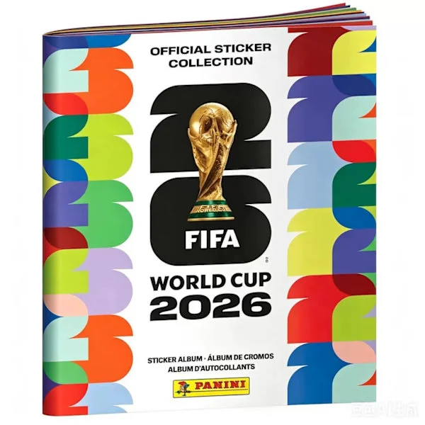 Panini 2026 FIFA World Cup Officiellt Album | Enkel Tom Samlingsbok, Officiellt Mästerskapstemaalbum för VM 2026