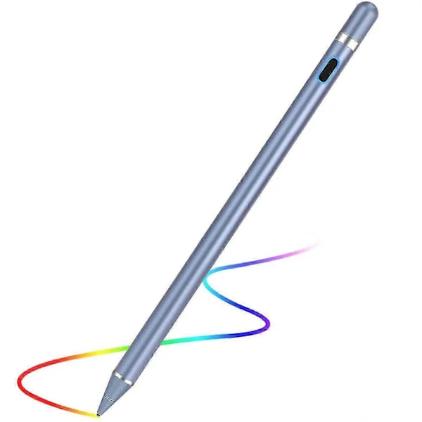 Aktiv Stylus -kynä, yhteensopiva iOS- ja Android-kosketusnäyttöpuhelimien kanssa, ladattava stylus-kynä Apple Android -tabletille, sininen