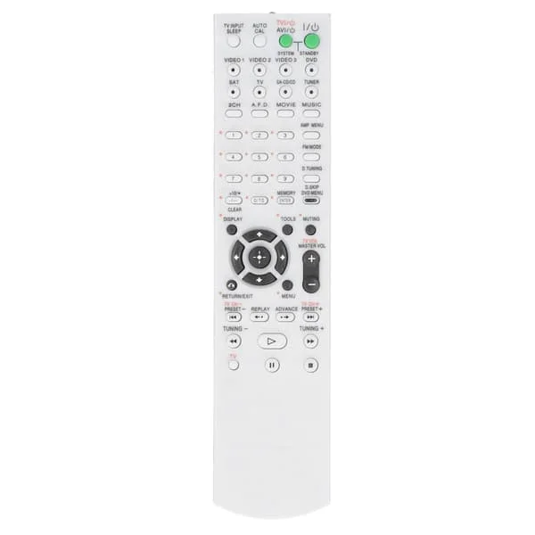 RMA AU013 Fjärrkontroll Kompatibel med Sony Audio Video Receiver HT DDW790 HT DDW795 STR DG510