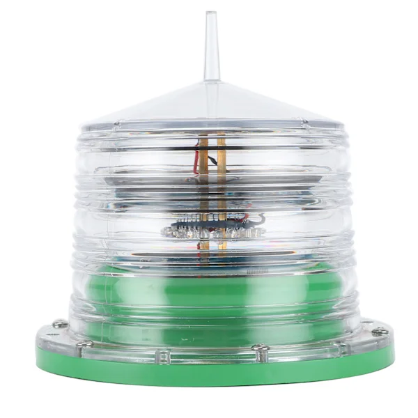 IP68 Vanntett Solar Skip Beacon Lys Lekter LED Navigasjon Blinkende Flytende Marine Båttilbehør