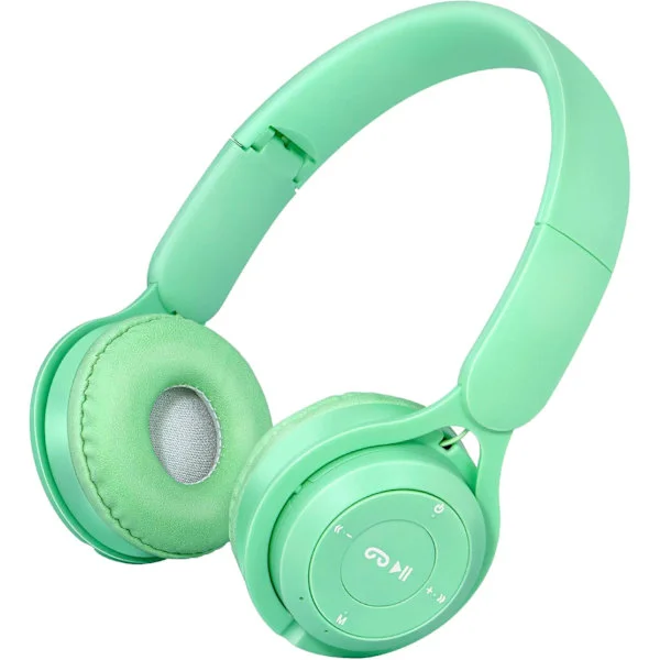 Bluetooth-hörlurar för barn, trådlösa hörlurar för barn med inbyggd mikrofon, trådlösa hopfällbara stereohörlurar för barn, over-ear