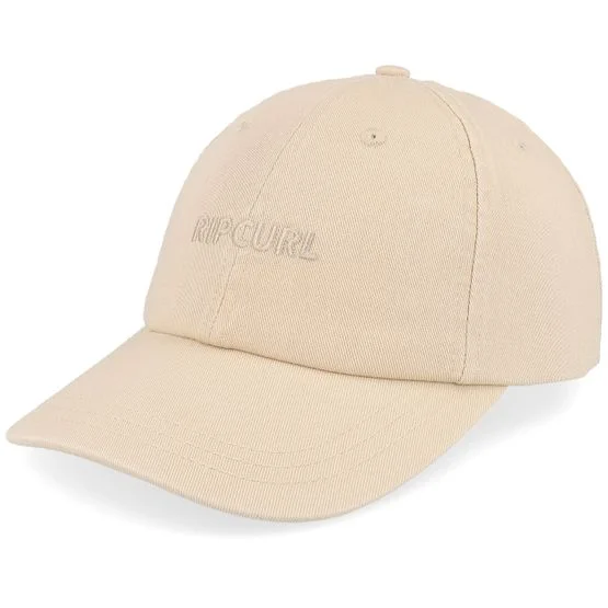 Rip Curl - Beige unconstructed Cap - Premium Surf Cap Beige Dad Cap / Unconstructed @ Hatstore