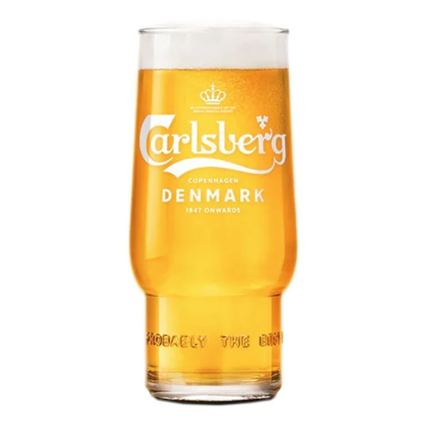 6-pak - Ølglas 25cl - Carlsberg Tumbler - Glas til Øl Transparent