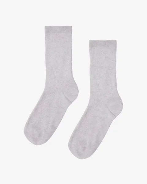 Women Classic Organic Sock - Snow Melange - Female - 36-40