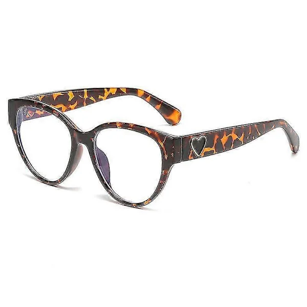 Vintage Cat Eye Hjerte Solbriller Blått Lys Blokkerende, Slankende for Naturlig Skjønnhet, Moderne og Praktiske Briller for Kvinner