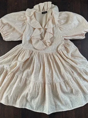 Stine Goya Dress Pink, V-Neck With Pockets