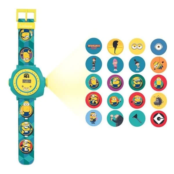 Digital klocka med projektion Minions