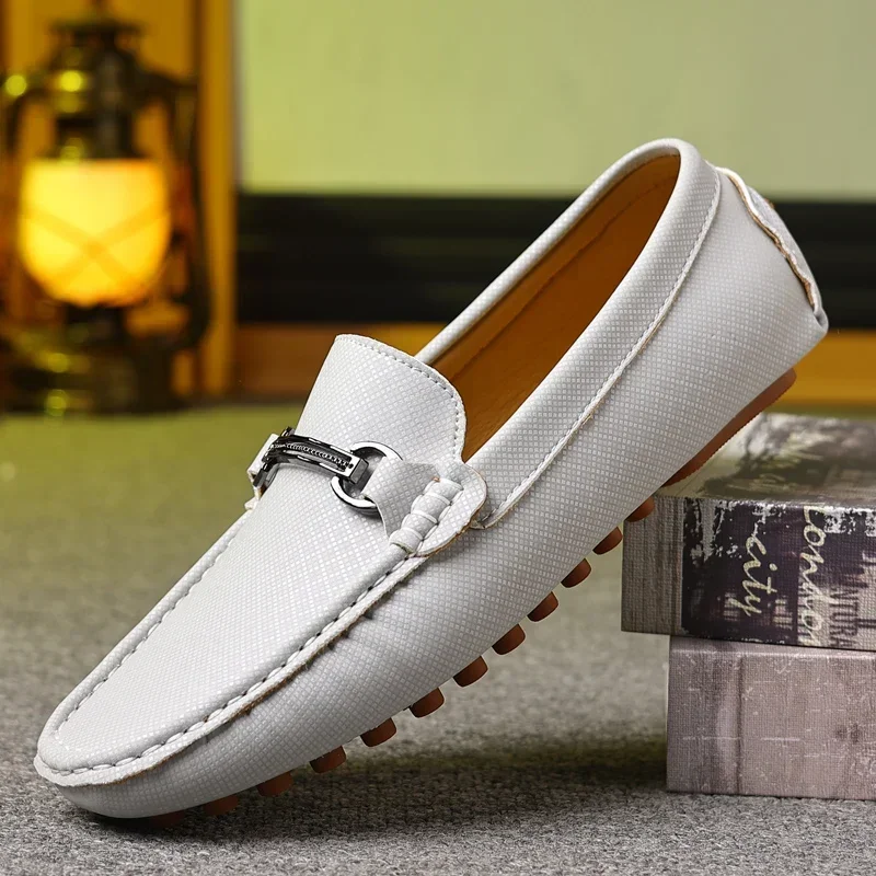 AliExpress - MAEDEF-Mocassins en cuir pour hommes, Chaussures d'affaires noires, Chaussures à enfiler légères, Élégantes, Décontractées, ix, Mariage, 