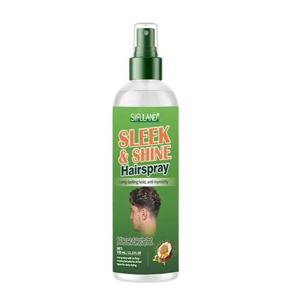 Stylingmousse-spray for langvarig volum, hurtigtørkende, ikke-klebrig, fuktighetsgivende og styling av krøller.