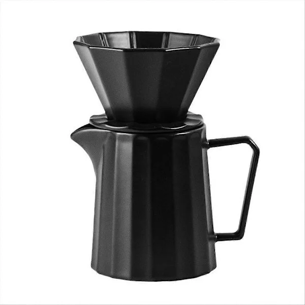 Pour over coffee maker set in ceramic, Pour over coffee drip set