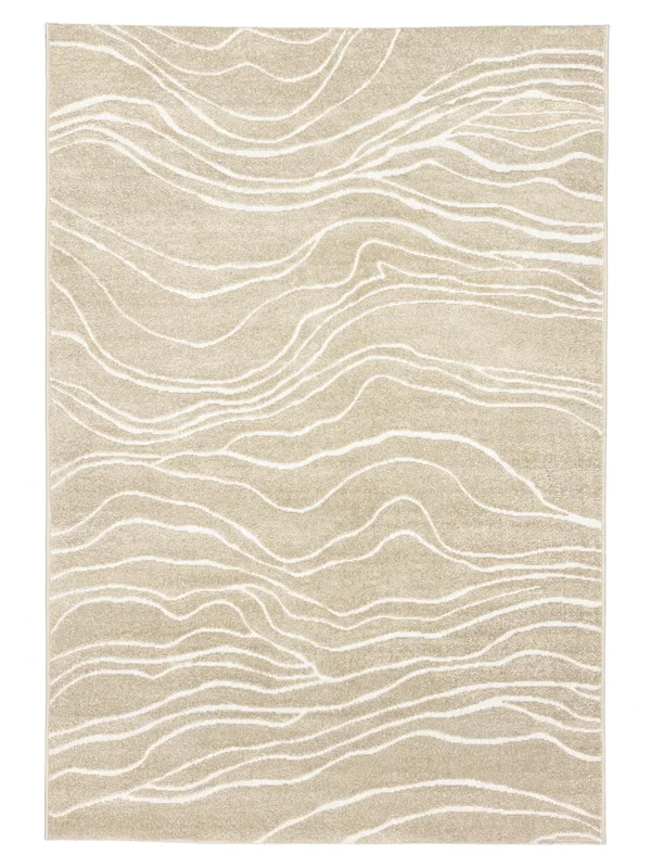 Skagen Binnen-/Buitenkleed Wasbaar 200X300 Beige Vloerkleed