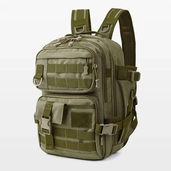 Vanntett utendørs campingfiske ryggsekk menn taktisk sportsbag fiskeutstyr takle trekking reise ryggsekk~08122