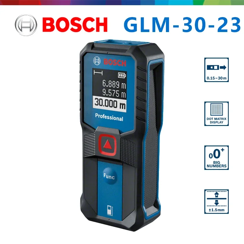 AliExpress - Télémètre Laser Original BOSCH GLM 30-23, Double bouton, haute précision, léger, moderne, mesure d'écran sans batterie