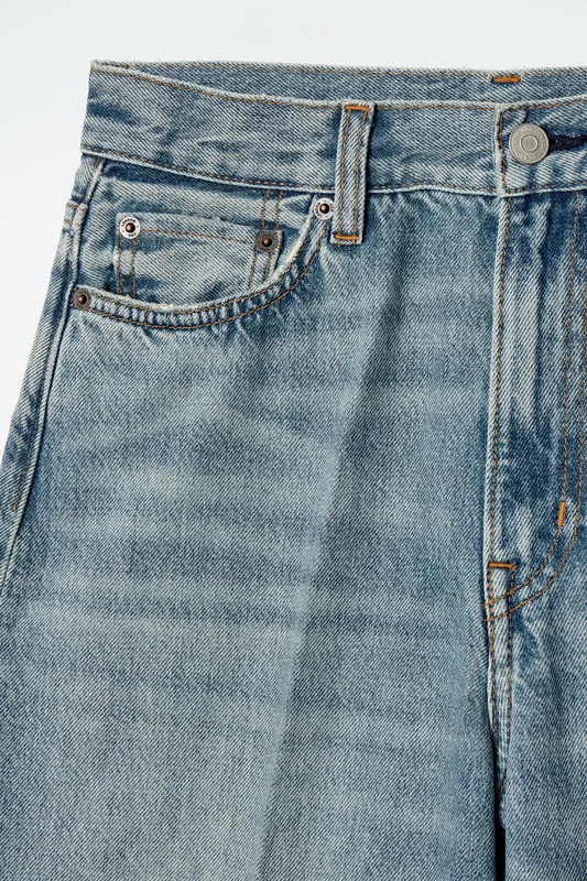 COS Women's Tide Wide-Leg Jeans in Blue