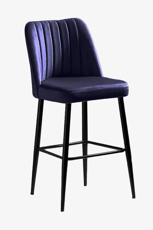Hanah Home - Sæt med barstole (2 stk.) - Vento - Blå - Barstole & -taburetter - Fra Homeroom