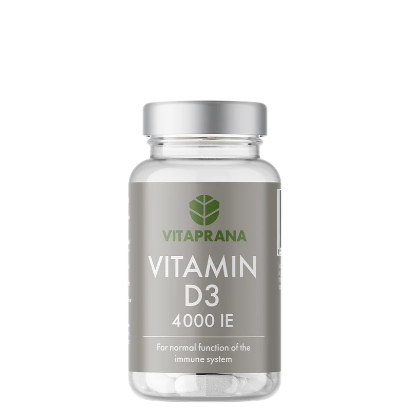 D-vitamin Vitaprana Vitamin D3 4000 IE, 110 kapsler - Bodyman.dk