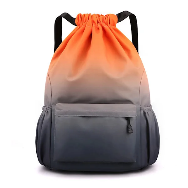 Vanntette snøreposer, trykte treningsbager Sportsbager for shopping Svømming Yoga for menn kvinner jenter studenter