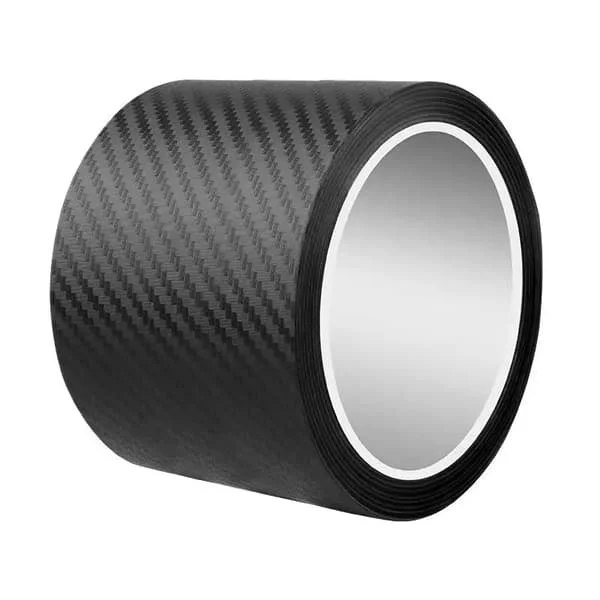 Nano Kolfiber Bil Självhäftande Tejp DIY Klistra Rem Bil Dörr Tröskel Sidospegel Anti Repor Klistermärken Vattentät Skyddsfilm