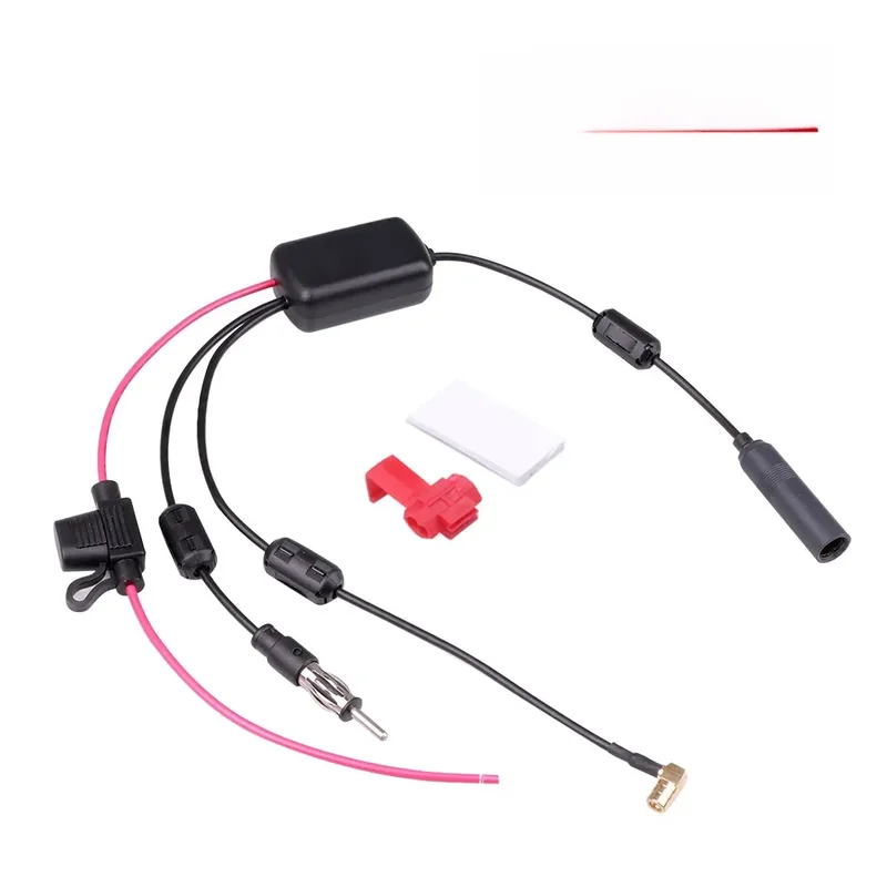 AliExpress - DAB + FM Autoradio Antenne Antenne Splitter Kabel Adapter 12V Radio Signaalversterker Antenne Signaalversterker FM/AM Auto Accessoires