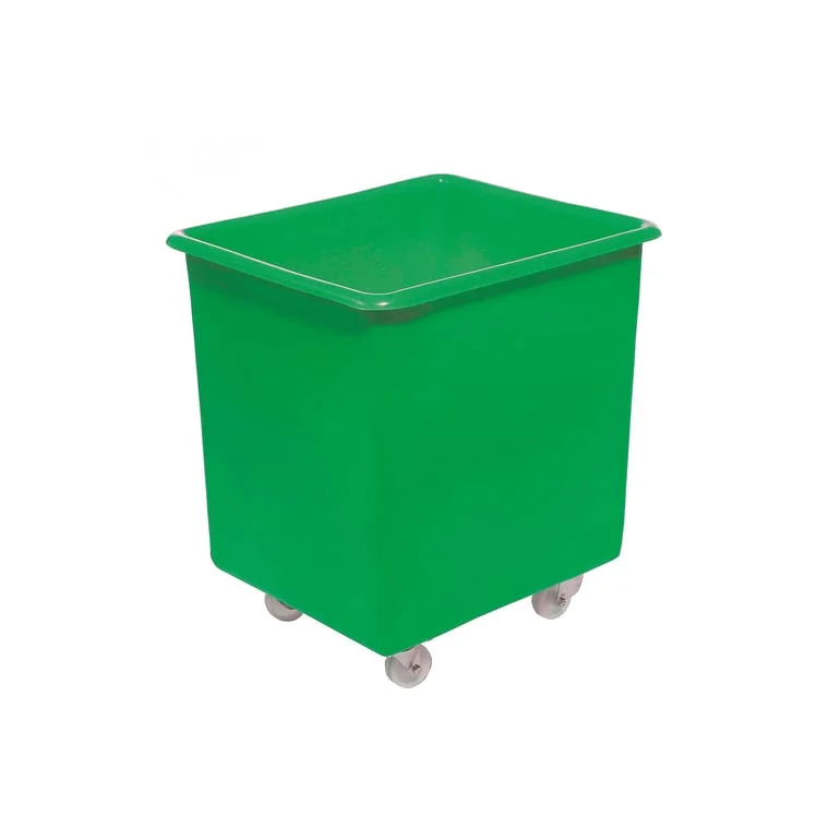 Mobile container truck, 510x460x460 mm, 72 L, green