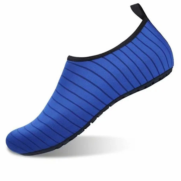 (Size: 38/39) Swim shoes bath shoes surf shoes aqua shoes Blue-KK1- Blue-FM-