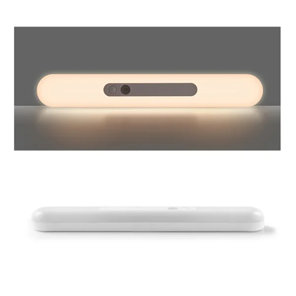 Bärbara smarta LED-lampor, rörelsesensorlampor för hem, kontor, garage, trådlös laddningsstation för dina enheter, magnetisk snabbladdning med