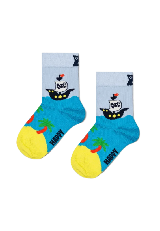 Happy Socks Kids Pirate Ship Sock Strumpor Unisex Blå 12-24M