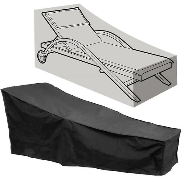 Kestävä Vedenpitävä Aurinkotuoli Sunbed Puutarhakalusteiden Peite Patio Rattan