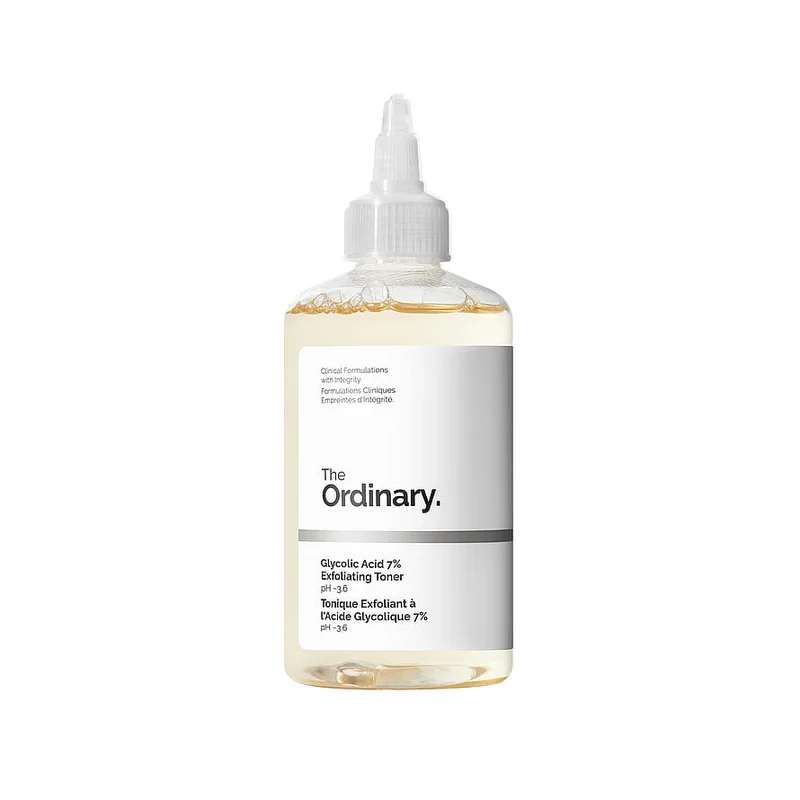 The Ordinary Glycolic Acid 7% Exfoliating Toner 240 ml, Hudpleje, Renseprodukter, Scrub