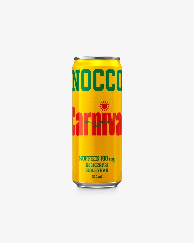 24 x NOCCO BCAA Flak 24-pack 330 ml Carnival Limited Edition