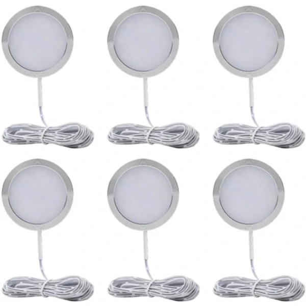 Dimbar LED-belysning under skap, benkeplater, utstillingsskap, kjøkkenbelysning - Varmhvitt lys/3000K