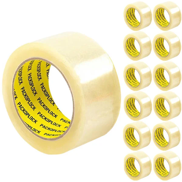 【NX】Packtejp med hög vidhäftning för kartonger och emballage – 50mm x 66m