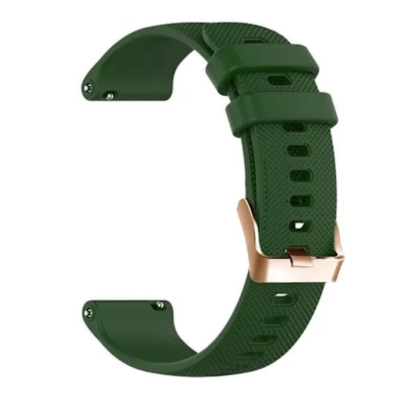 18mm 20mm armband för Garmin Smartwatch, ersättningsarmband Grön 20mm Bredd Grön 20mm Bredd