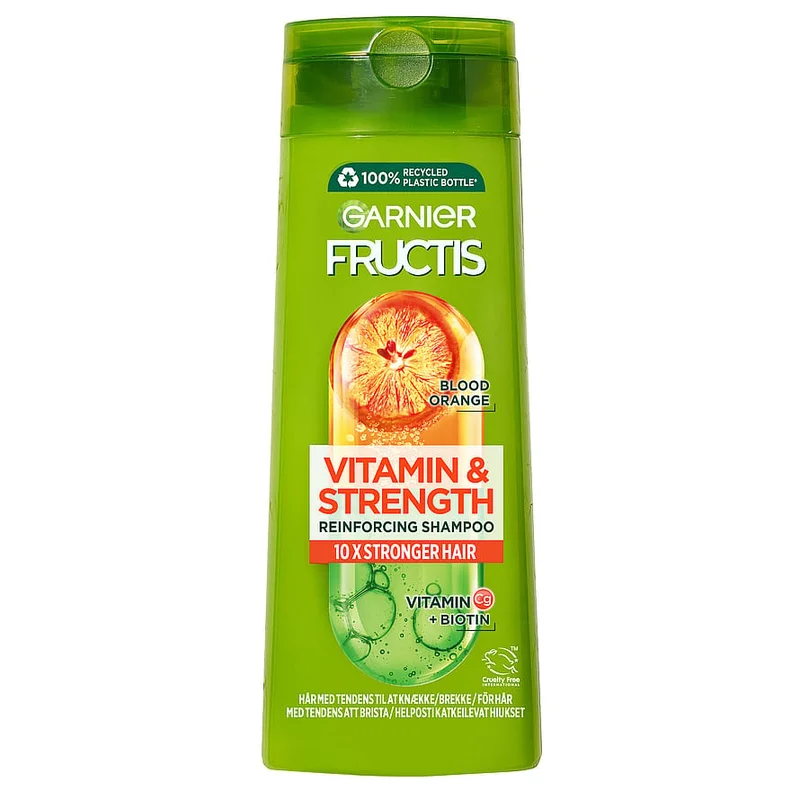 Garnier Fructis Vitamin & Strength Shampoo 400 ml, Mænd, Hår, Shampoo