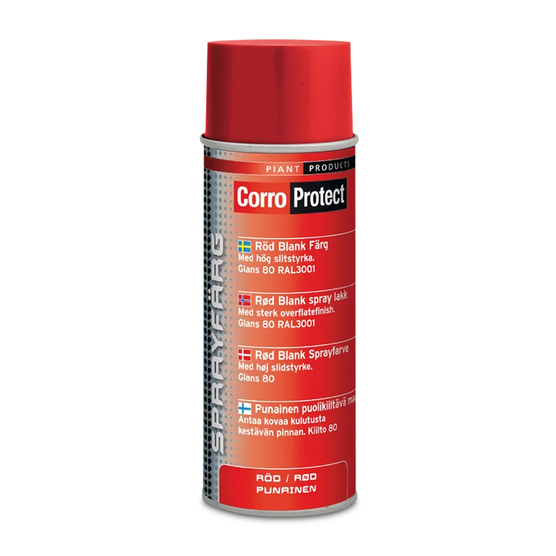 Vopsea Spray CorroProtect RAL 3001 Roșu 400 ml