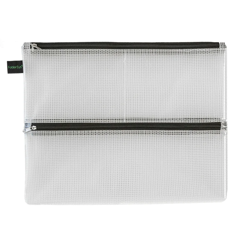 Double-Zip Pouch Mesh A4
