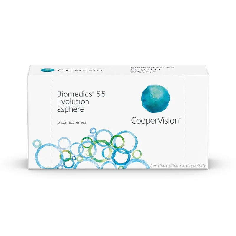 Biomedics 55 Evolution - 6/laatikko - Piilolinssit - Biomedics