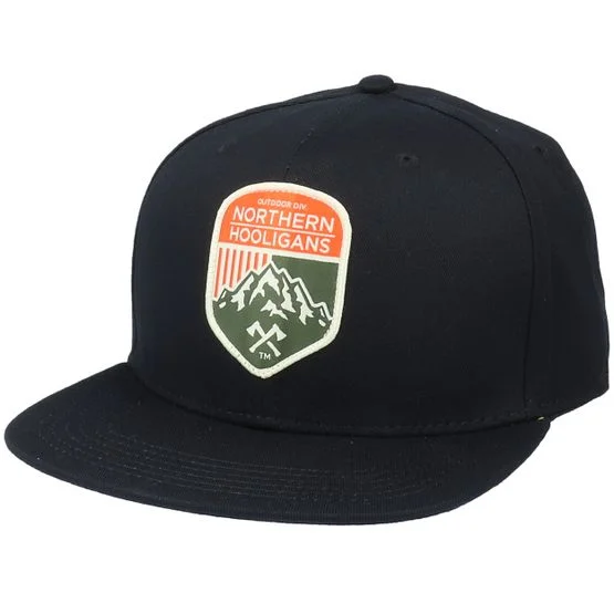 Northern Hooligans - Sort snapback Kasket - Outdoor Div. Snapback Black @ Hatstore