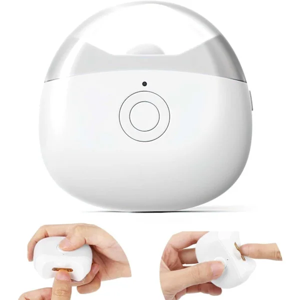 Automatic Electric Nail Clipper with Nail Clipping Storage, USB Rechargeable Safe Nail Trimmer