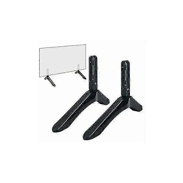 [LLC] Samsung TV Legs Replacement, Easy Installation Universal TV Stand With Super Stable Non-Slip Pads For Space-Saving TV Base Stand In Black