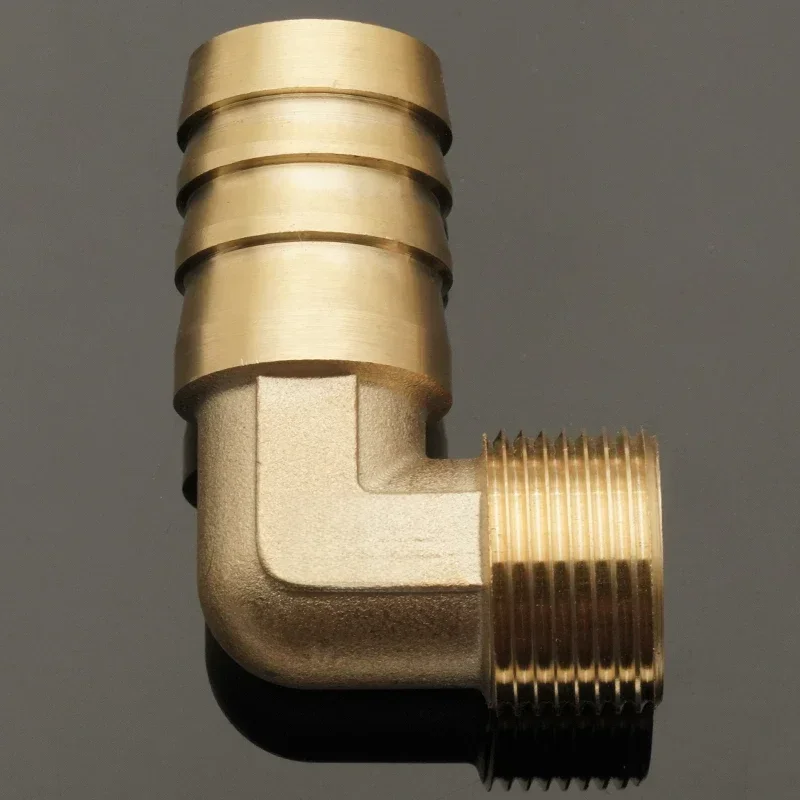 AliExpress - Tuyau Barb OD 6-25mm filetage mâle à 90 degrés 1/8 "1/4" 3/8 "1/2" 1 "BSP coude en laiton raccord barbelé coupleur connecteur adaptateur 