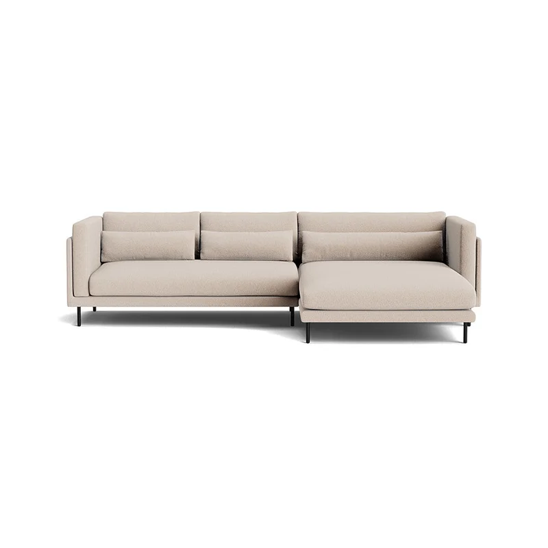 Bali chaiselong sofa, højrevendt, Hygge Beige, komfortabel hjørnesofa med chaiselong, 295x170x76cm - Slap af med stil