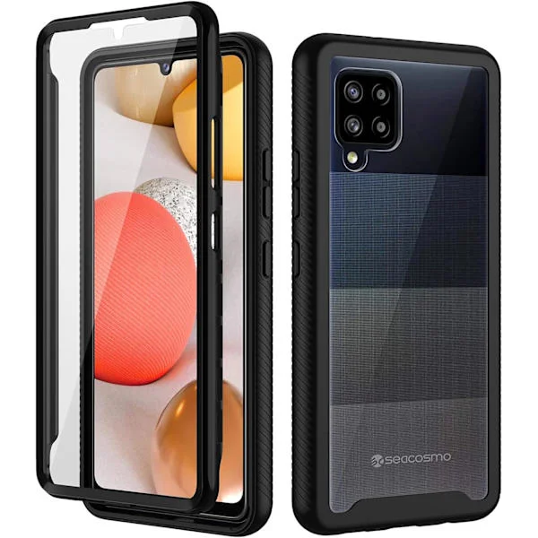 Samsung A42 5G Skal, Stötsäkert Fullkroppsskydd Slim Fit Stötfångare Skyddsfodral för Samsung Galaxy A42 5G - Svart