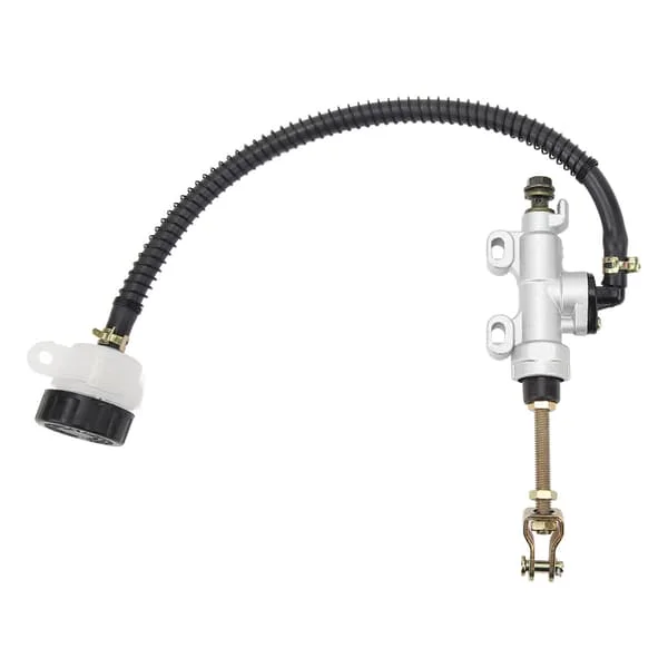 Bakre fotbroms Hydraulisk Huvudcylinder Pump Reservoar Silver Motorcykel Dirt Bike ATV