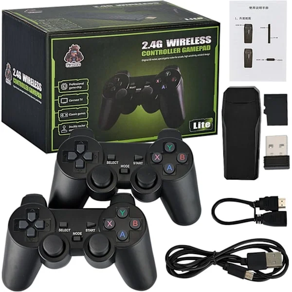 2025 Senaste Modell Retro Spelkonsol, 2025 Ny Spelkonsol 4K 60 000 Spel, Retrodock Pro Konsol, Retro Spelkonsol, Plug and Play 4K Spel