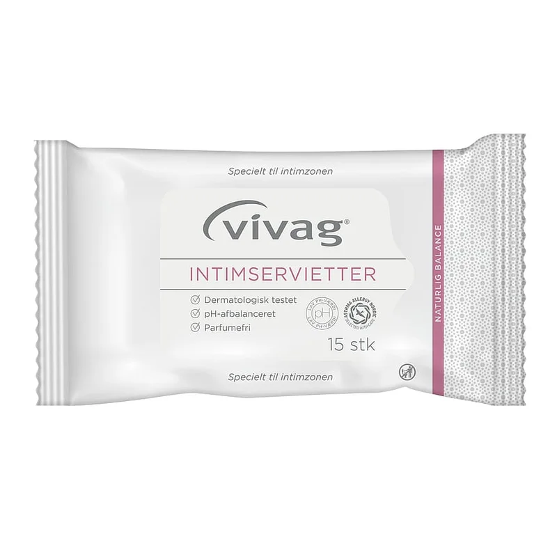 Vivag Intimservietter 15 stk, Medicin & Pleje, Intimpleje, Intimservietter