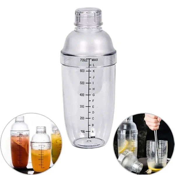 700 ml:n shaker-kuppi, shaker-pullo, shaker-pullo mitta-asteikolla, shaker-kuppi, juomakuppi, shaker-kuppi