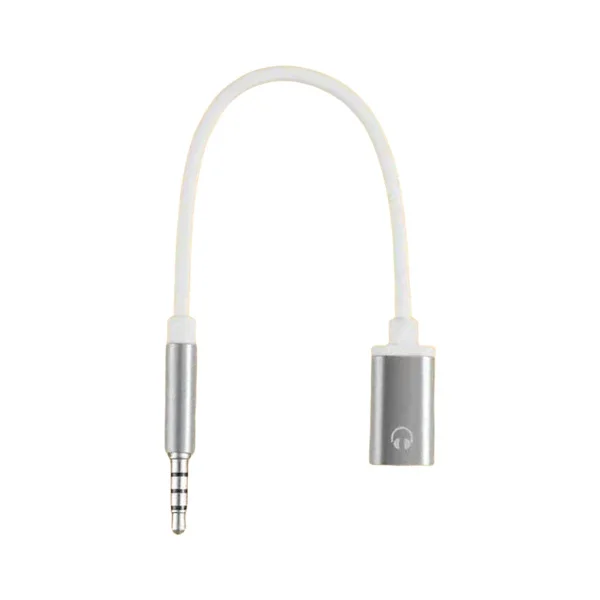3,5 mm han til Type C hun hovedtelefonstik adapter USB C til Aux lydkabel