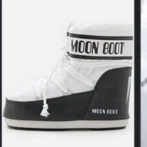 vit-svarta låga moon boots