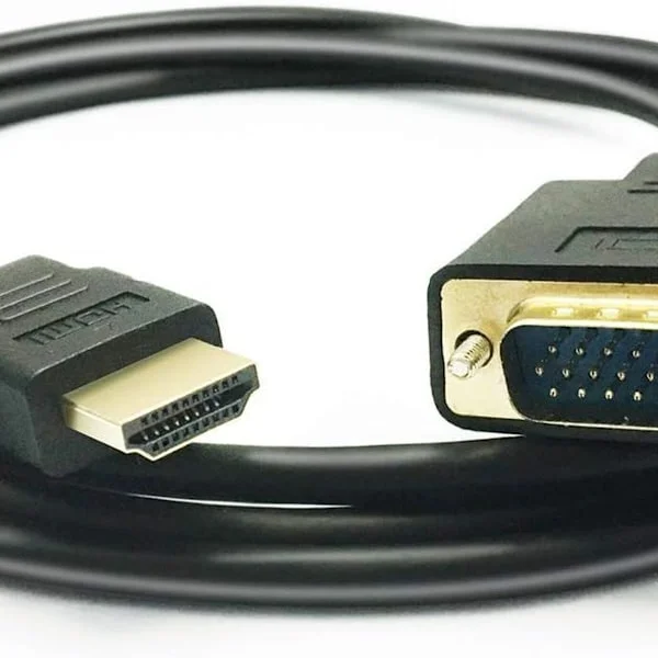 HDMI till VGA-kabel, 1080P HDMI-hane till VGA-hane M/M-video